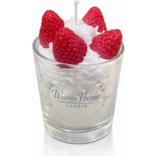✅ Warmhome Studio Çilek Kokulu Bardak Mum 190CC