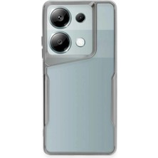 Newface Xiaomi Redmi Note 13 Pro 4g Kılıf Boyi Silikon Kapak - Gümüş