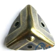 Epilons Dekoratif, Kutu, Sandık Köşesi - 35X22 Mm, Küçük, Antik, 1 Adet