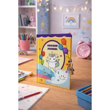 Angelphoto Unicorn Journal Kilitli Defter Hatıra Anı Defteri Günlük