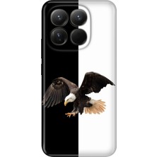 Nurdic Xiaomi MI15T 6.83" Kılıf 0.4mm Lazer Kesim Silikon Kapak Siyah Beyaz Parçalı