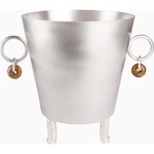 Natalia Criado Narco-Exotic Gümüş Kaplama Lüks, Italyan Tasarımı  Buz Kovası