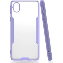Newface Samsung Galaxy A01 Core Kılıf Platin Silikon - Lila