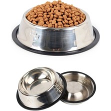 Epilons Paslanmaz Çelik Metal Mama Kabı 22 Cm.