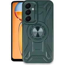 Newface Samsung Galaxy A55 5g Kılıf Lincoln Silikon - Koyu Yeşil