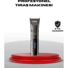 Epilons Şarjlı Tıraş Makinesi – Dijital Ekranlı, Ipx7 Su Geçirmez, Titanyum Bıçaklı