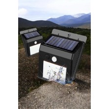 Epilons Solar Lamba Giriş, Bahçe Yol Avlu Hareket Sensörlü Led Parlak Gece Su Geçirmez