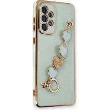 Newface Samsung Galaxy A53 5g Kılıf Esila Silikon - Su Yeşili