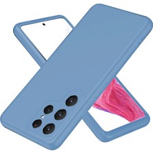 Newface Samsung Galaxy S25 Ultra Kılıf First Silikon - Mavi