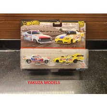 Hot Wheels Premium 1/64 2 Li Set Plymouth Cuda Fc '72 & Rob'n Pinks