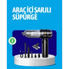 Epilons Hepa Filtreli Sessiz Çalışan Kablosuz Şarjlı Mini Süpürge