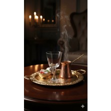 Gfsmore Lüks Ayaklı Kahve Yanı Su Bardağı - 120 cc