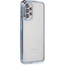 Newface Samsung Galaxy A23 4g Kılıf Razer Lensli Silikon - Açık Mavi