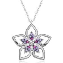 ​gümüş Çiçek Kadın Kolye