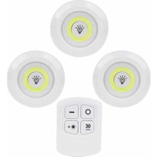 Epilons Kablosuz Pilli Işıldak  Masa Lambası Mutfak Tezgah Altı Banyo Dolabı Dolap Içi