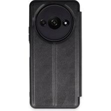 Newface Xiaomi Redmi A3 4g Kılıf Flip Cover - Siyah