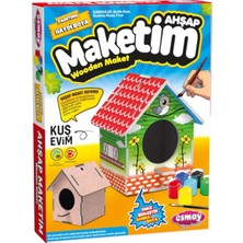 Göçmen Ahşap Maket Boyama Kuş Evim 3067