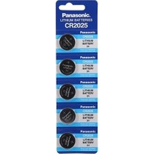 Epilons 2025 3V Lityum Düğme Pil 5'li Paket