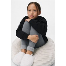 Katia & Bony İçi Havlu Çocuk Tayt Gri Melanj