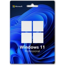 Microsoft Windows 11 Pro Dijital Lisans Anahtarı – Orijinal Key – Anında Teslimat – Ömür Boyu - 32&64 Bit Freedos Uyumlu