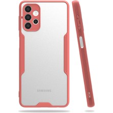 Newface Samsung Galaxy A72 Kılıf Platin Silikon - Pembe