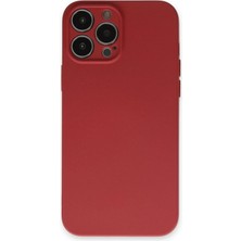 Newface Iphone 13 Pro Kılıf Nano Içi Kadife Silikon - Kiremit