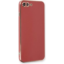 Newface Iphone 7 Plus Kılıf Volet Silikon - Kırmızı