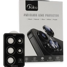Joko Samsung Galaxy S23 Ultra Pvd Metal Kamera Lens - Siyah