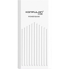 Konfulon P40Q Powerbank 40.000 Mah Pd 18W Hızlı Şarj - Beyaz