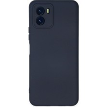 Newface Vivo Y15S Kılıf Nano Içi Kadife Silikon - Lacivert