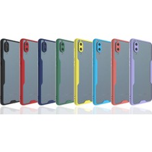 Newface Samsung Galaxy A02 Kılıf Platin Silikon - Mavi