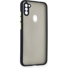 Newface Samsung Galaxy A11 Kılıf Montreal Silikon Kapak - Lacivert