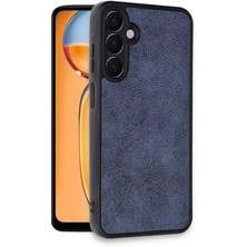 Newface Samsung Galaxy A36 Kılıf Aras Deri Kapak - Lacivert