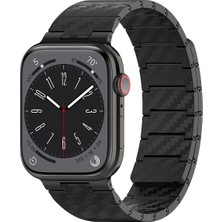 Movenchy Watch 45MM Carbon Steel Kordon - Siyah