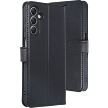 Newface Samsung Galaxy A24 4g Kılıf Trend S Plus Kapaklı Kılıf - Siyah