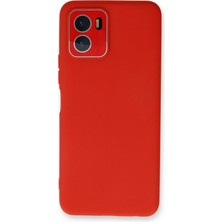 Newface Vivo Y15S Kılıf Lansman Glass Kapak - Kırmızı