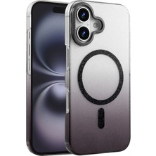 Newface Apple Iphone 16 Glossy Magsafe Kapak - Siyah