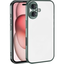 Newface Apple Iphone 17 Razer Lensli Silikon - Yeşil