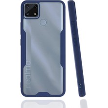 Newface Realme C25 Kılıf Platin Silikon - Lacivert