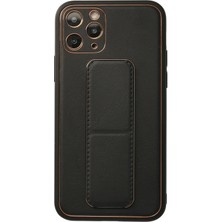 Newface Iphone 11 Pro Kılıf Coco Deri Standlı Kapak - Siyah