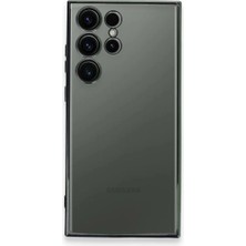 Newface Samsung Galaxy S23 Ultra Kılıf Razer Lensli Silikon - Yeşil