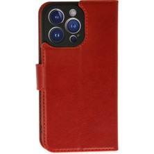 Newface Iphone 14 Pro Max Kılıf Trend S Plus Kapaklı Kılıf - Kırmızı