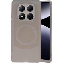 Newface Xiaomi Redmi Note 14 Pro 5g Kılıf Maya Karbon Kapak - Gri