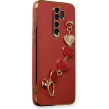 Newface Xiaomi Redmi Note 8 Pro Kılıf Esila Silikon - Kırmızı