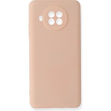 Newface Xiaomi Mi 10T Lite Kılıf Nano Içi Kadife Silikon - Pudra