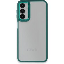 Newface Samsung Galaxy A24 4g Kılıf Dora Kapak - Haki Yeşil