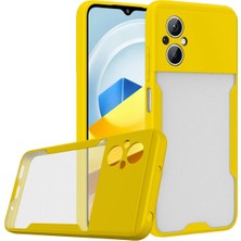Newface Xiaomi Poco M5 Kılıf Platin Silikon - Sarı