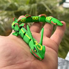 Va Hobi 3D Rayquaza #0384 Figürü – Koleksiyonluk Masa Üstü Dekor