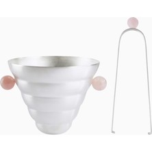 Natalia Criado Gümüş Kaplama, Italyan Tasarımı Buz Kovası ve Maşa Seti