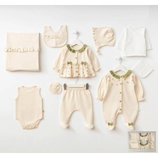 Butik Kız Bebek %100 Pamuklu - Antialerjik 10'lu Hastane Çıkışı